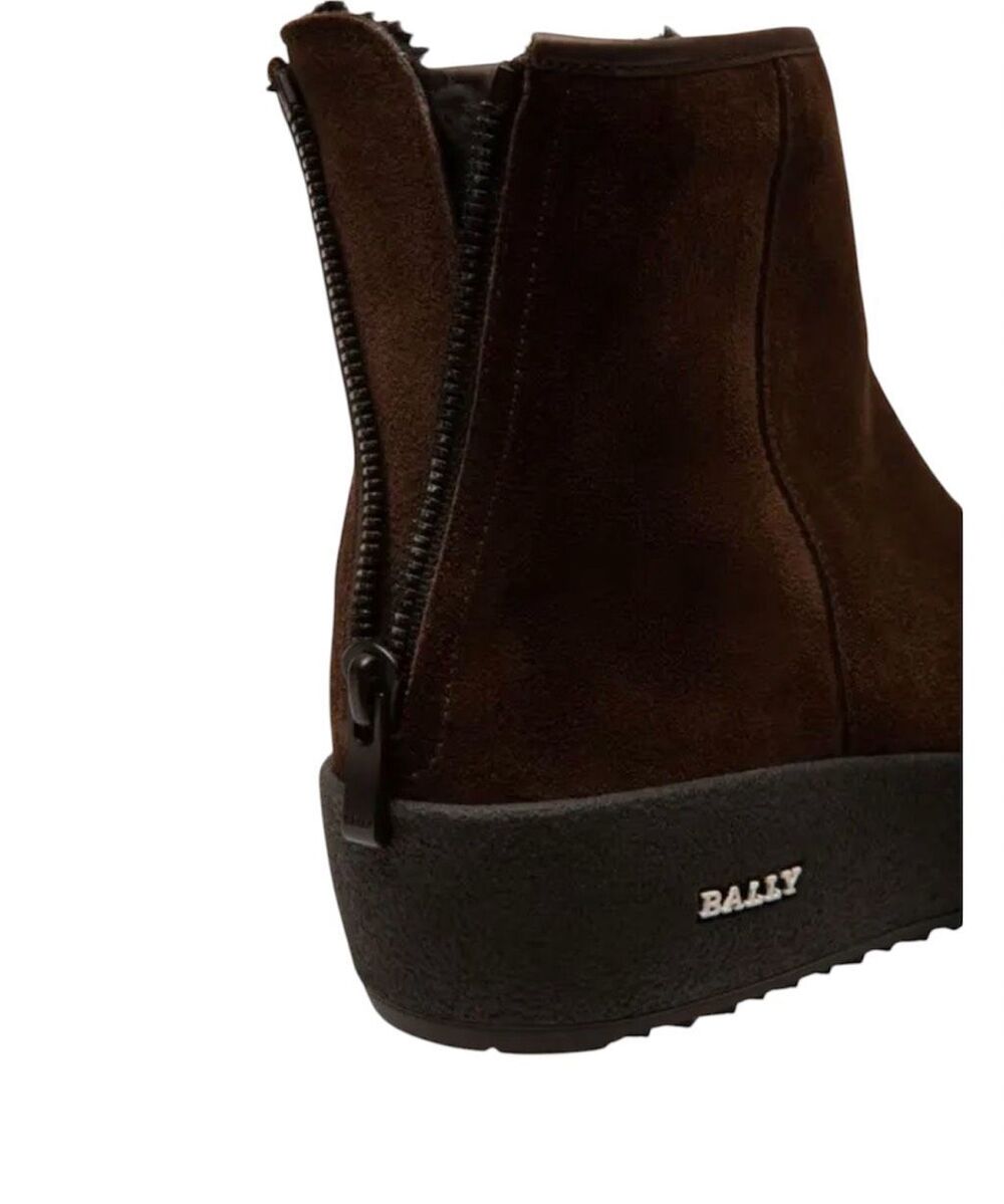 Bally Guard II Leather Snow Brown  Suede Boots Sz 41E/ US 8D